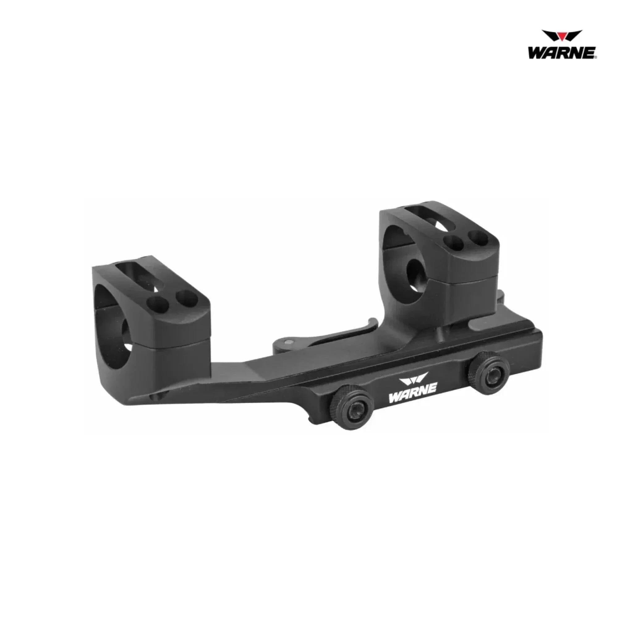 Warne QD X-SKEL Quick-Detach Cantilever Scope Mount - 34mm Tube - Black Rifle Scope Mount Warne 