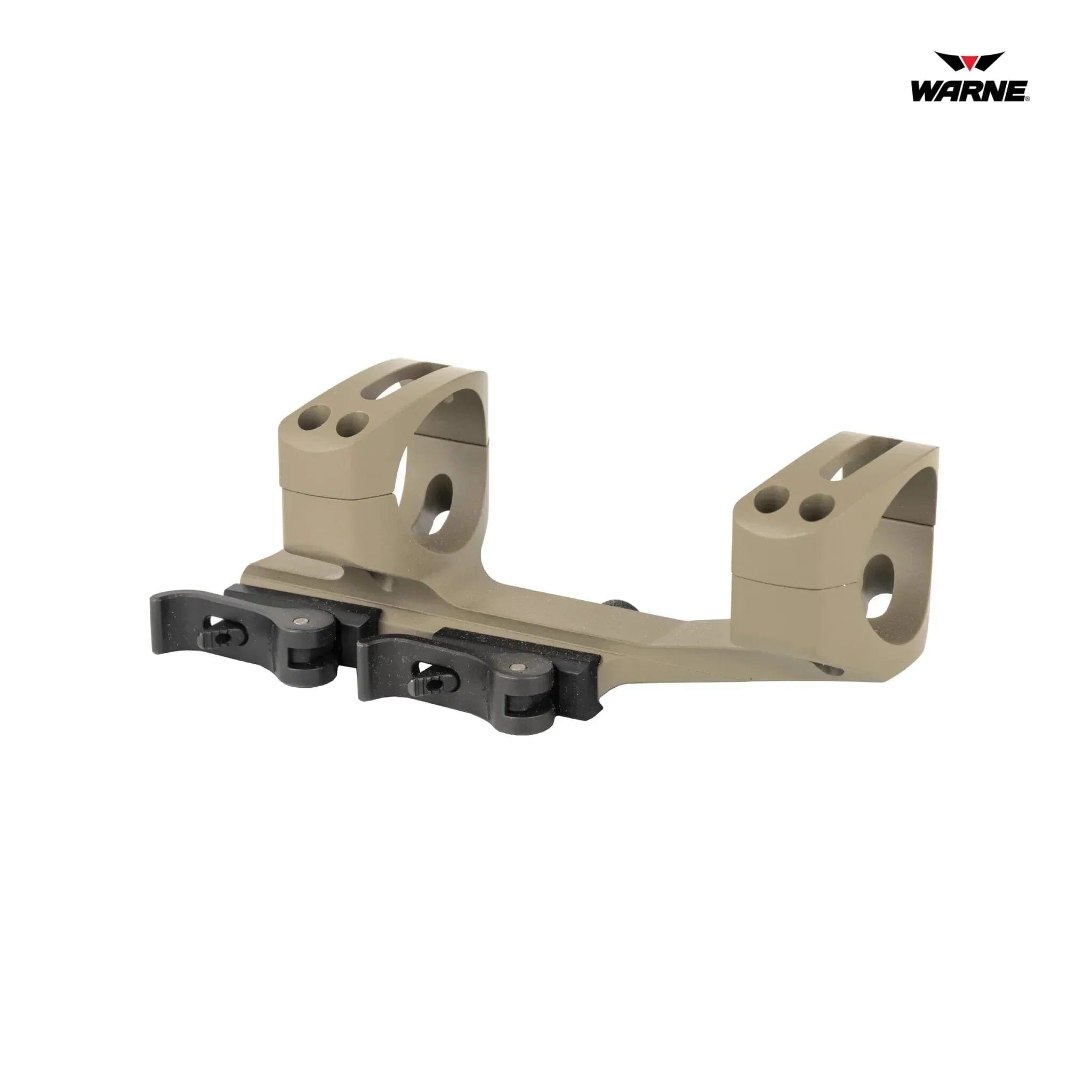 Warne QD X-SKEL Quick-Detach Cantilever Scope Mount - 34mm Tube - Dark Earth Rifle Scope Mount Warne 