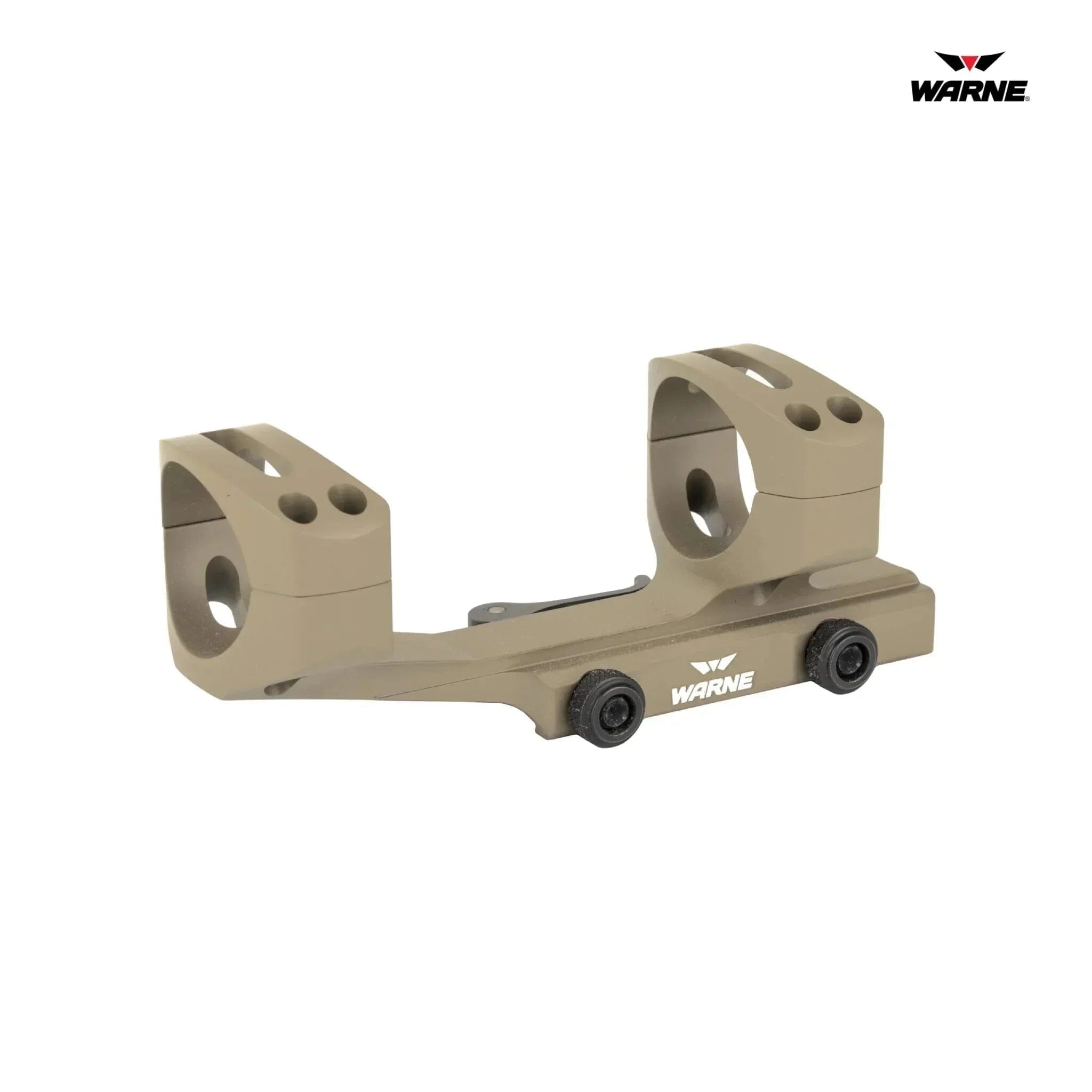 Warne QD X-SKEL Quick-Detach Cantilever Scope Mount - 34mm Tube - Dark Earth Rifle Scope Mount Warne 